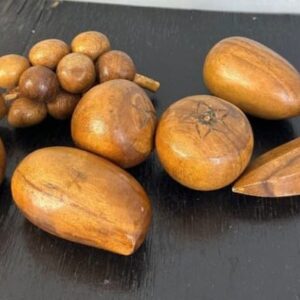 Fruits And Vegetable Wooden Carving