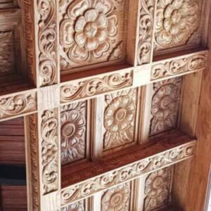Handmade wooden ceiling roof