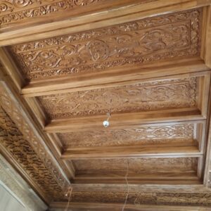 wooden ceiling roof