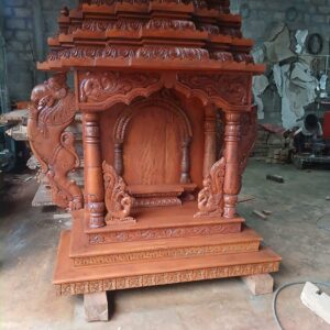 Hand Painted Wooden Temple Pooja Accessories