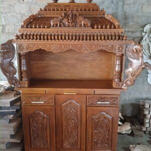 Teak Wood Temple By Teak Elements & Designs