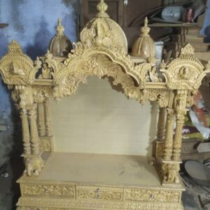 Teakwood Temple Design for Home