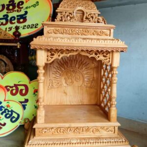Teakwood Temple Design for Home