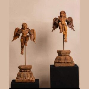 Hand Carved Flying God