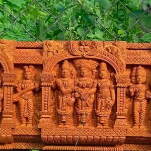 Wooden Carved God Wall Panel