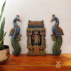 Peacock Wood Wall Brackets