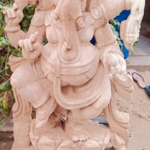 Wood Balinese Dancing wooden Ganesha