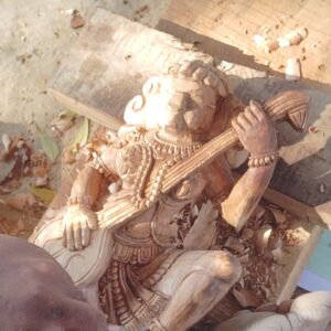Devi Saraswati Carved