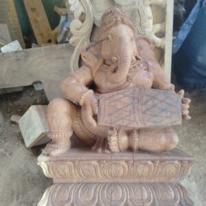 Hand-Carved Lord Ganesha Statue