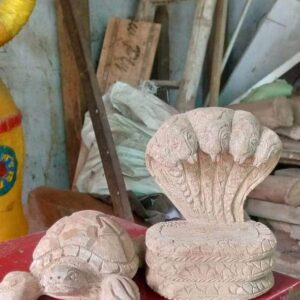 wooden Nagam Statue