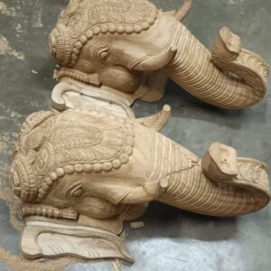 Wooden Elephant Wood Wall Brackets