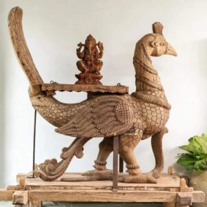 மயில்வாகனம் Wooden Vahanam
