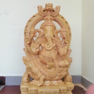 Lord Ganesh With Mooshika Statue