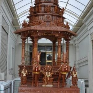 Temple car chariot Ther wooden