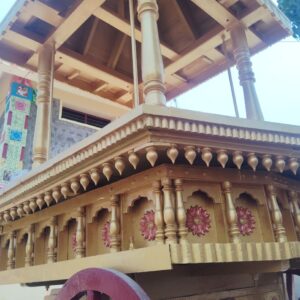 Temple car chariot  wooden